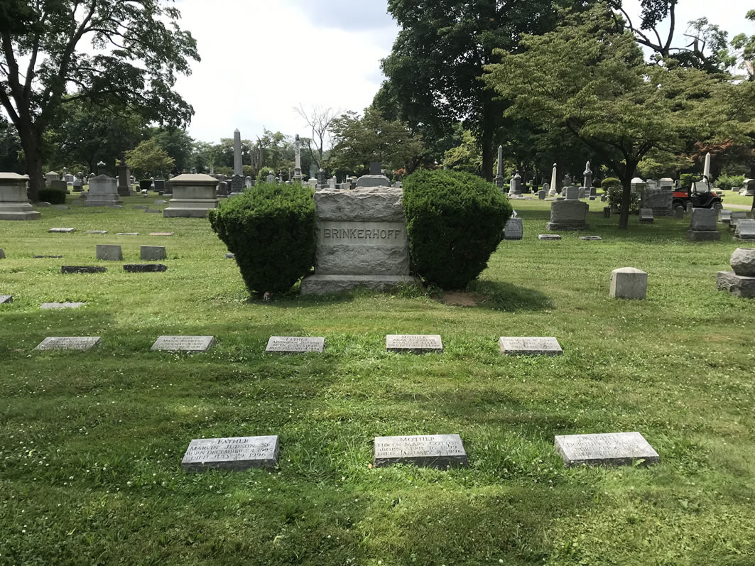 Family Plot with Headstones